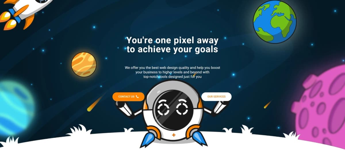 Hero Image section